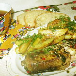 Запеченная рыба Не все коту минтай