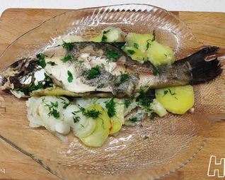 Запеченный линь