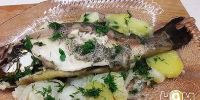 запеченный линь