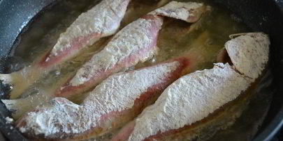 жареная барабулька