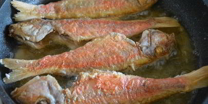 жареная барабулька