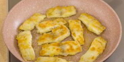 жареная рыба с овощами