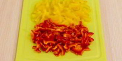 жареная рыба с овощами