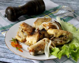 Жареный окунь