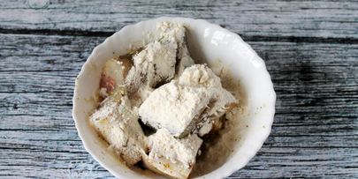 жареный окунь