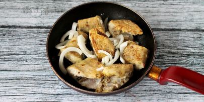 жареный окунь