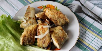 жареный окунь