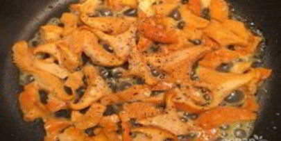 жареные лисички