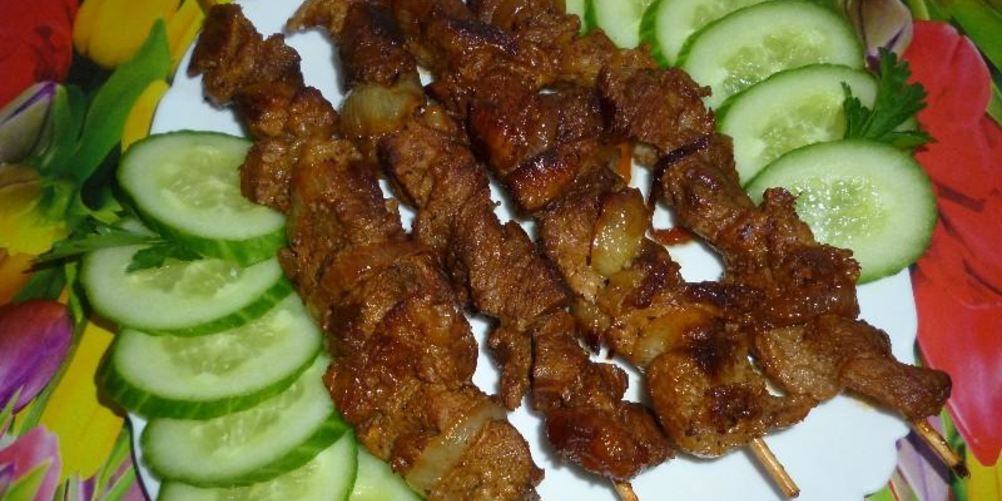 Рецепт быстрый шашлычок на сковороде