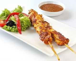 Детские шашлыки из куриных грудок