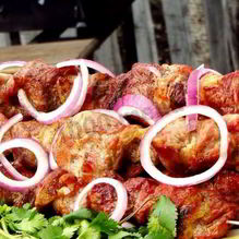 Рецепт Грузинский шашлык без маринада из свинины