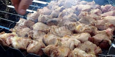 грузинский шашлык без маринада из свинины