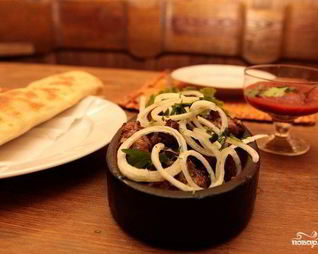 Грузинский шашлык из свинины