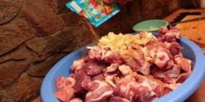 грузинский шашлык из свинины