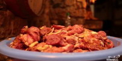 грузинский шашлык из свинины