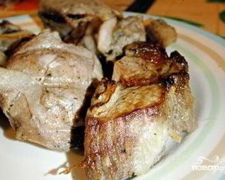 Куриный шашлык в микроволновке