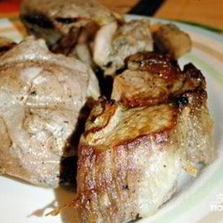 Куриный шашлык в микроволновке