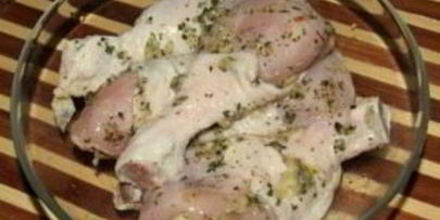 куриный шашлык в микроволновке