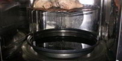 куриный шашлык в микроволновке