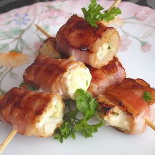 Куриный шашлык в сметане