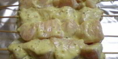 куриные шашлычки на шпажках в духовке