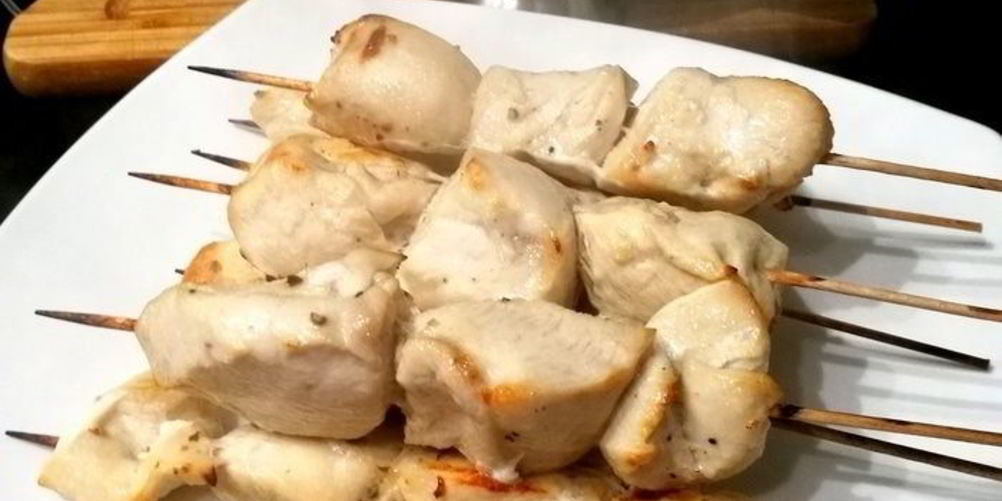 Рецепт куриные шашлычки с арахисовым соусом