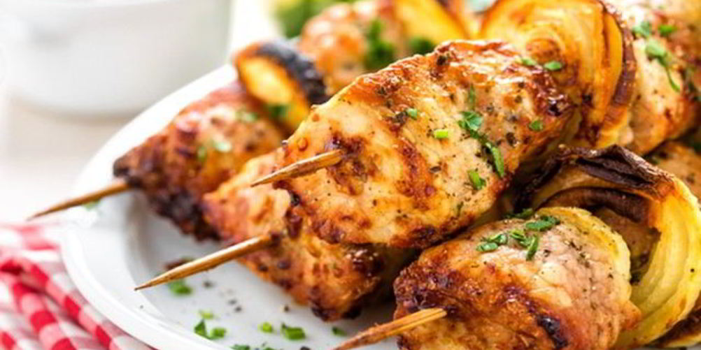 Рецепт куриные шашлычки в соусе якитори на шпажках