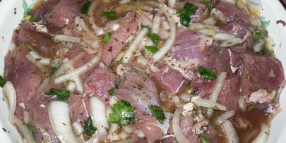 мягкий, сочный шашлык из свинины