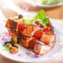 Рецепт Праздничный шашлык из семги