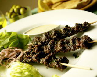 Шашлый из куриной печени