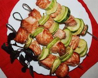 Шашлычки из семги