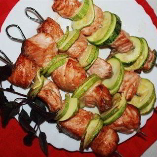 Шашлычки из семги