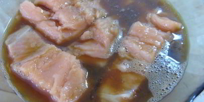 шашлычок из лосося