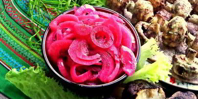 шашлык грибы в сметане