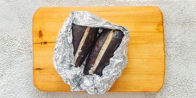 шашлык из баранины с баклажанами