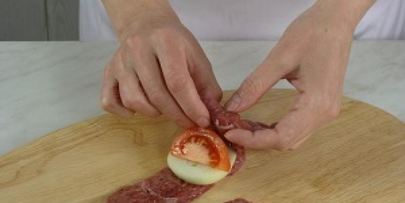 шашлык из баранины с помидорами