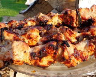 Шашлык из баранины в вине