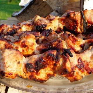 Шашлык из баранины в вине