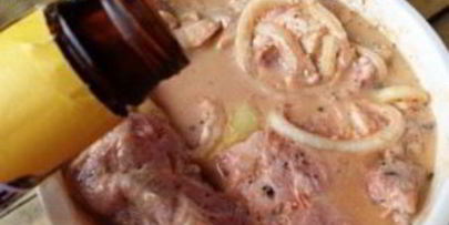 шашлык из баранины в вине