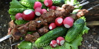 шашлык из баранины