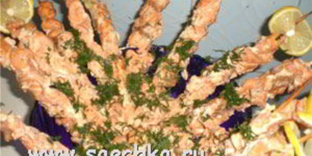 Рецепт шашлык из форели