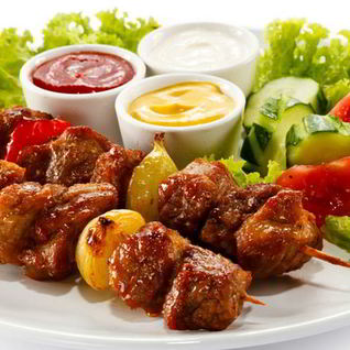 Шашлык из говядины по-азиатски