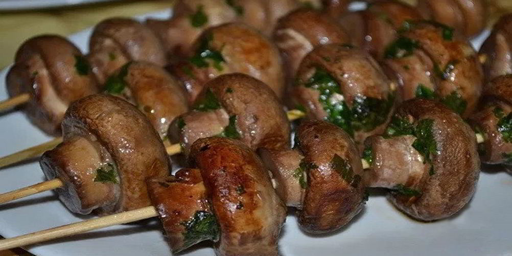 Рецепт шашлык из грибов