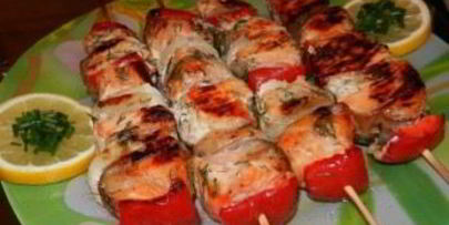 шашлык из кеты