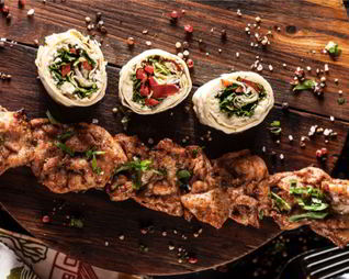 Шашлык из куриного бедра