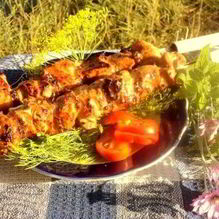 Рецепт Шашлык из куриного филе