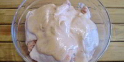 шашлык из куриных бедер