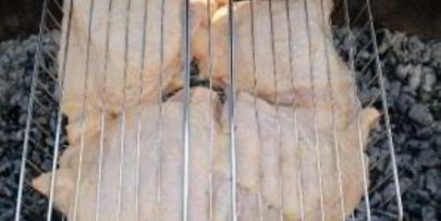 шашлык из куриных бедер