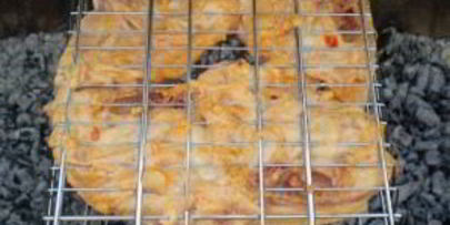 шашлык из куриных бедер