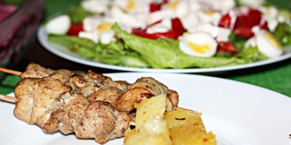 Рецепт шашлыка иза куриных грудка